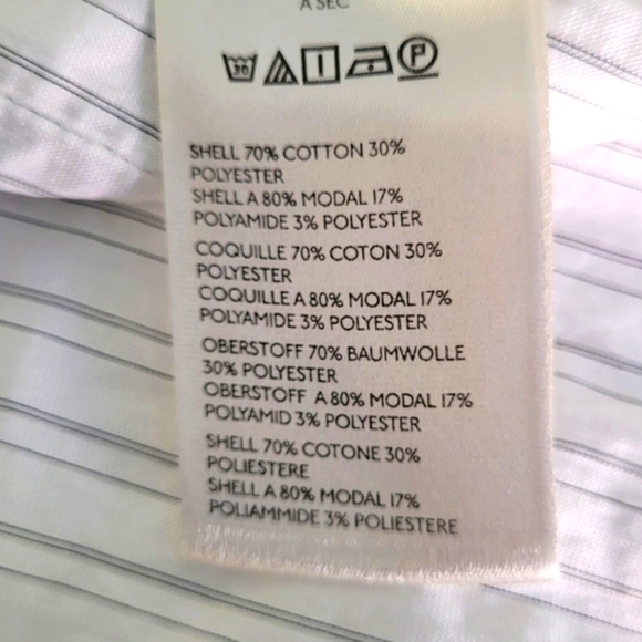 Maeve Stripe Tape Twofer Blouse Size XS - Picture 12 of 14